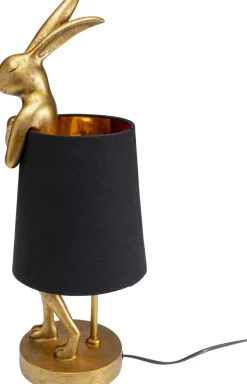 KARE Design Lampada da tavolo Animal Rabbit oro/nero 50cm - KARE></noscript> Lampade Da Tavolo