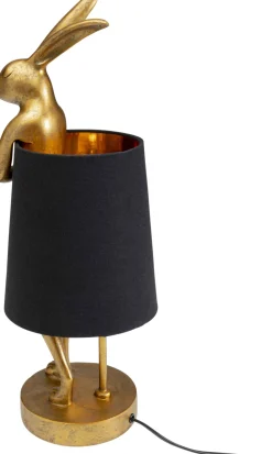 KARE Design Lampada da tavolo Animal Rabbit oro/nero 50cm - KARE></noscript> Lampade Da Tavolo