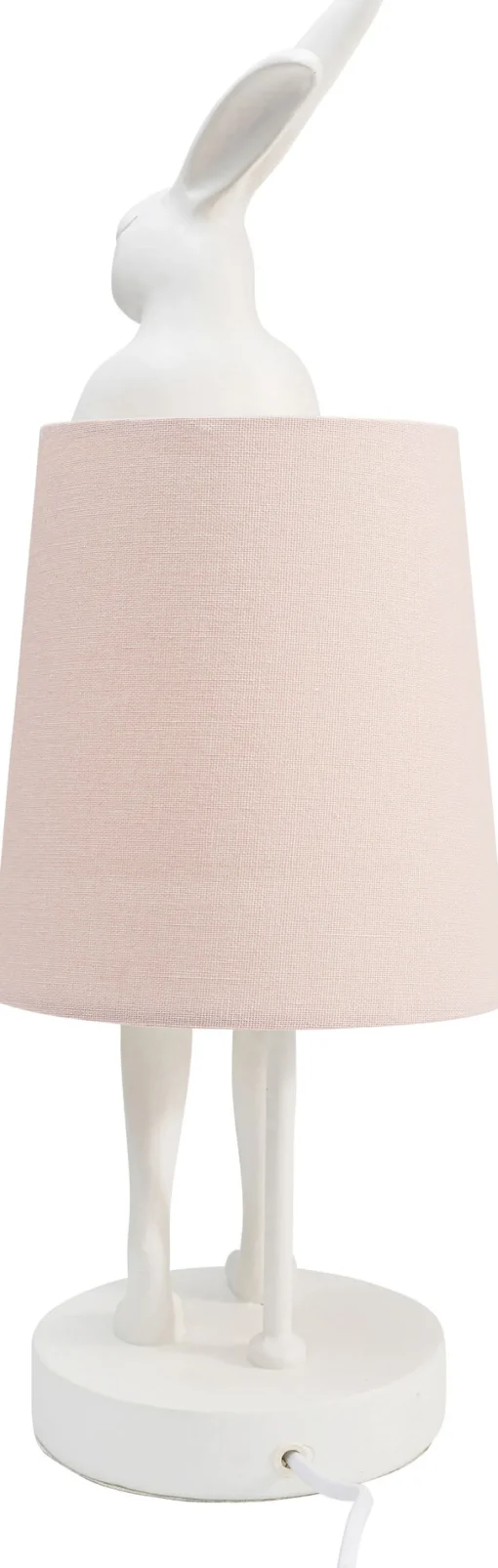 KARE Design Lampada da tavolo Animal Rabbit bianco/rosa 50cm - KARE> Lampade Da Tavolo
