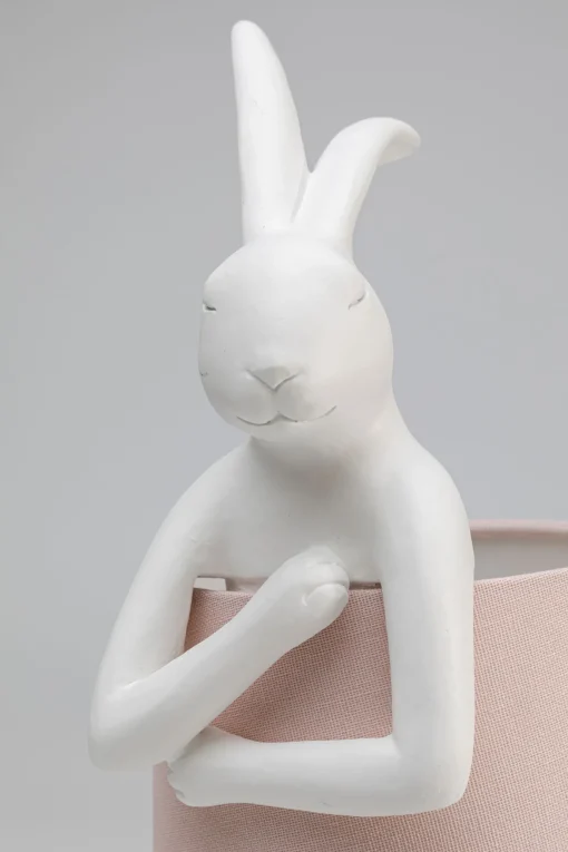KARE Design Lampada da tavolo Animal Rabbit bianco/rosa 50cm - KARE> Lampade Da Tavolo