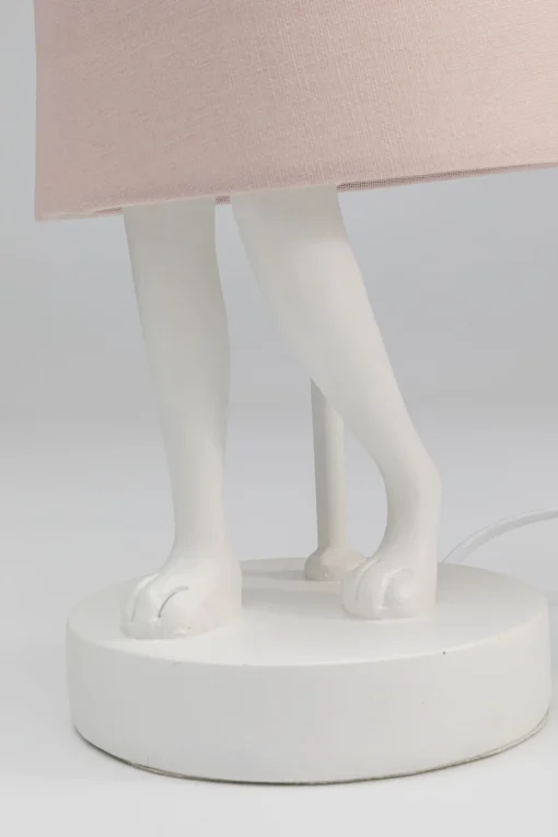 KARE Design Lampada da tavolo Animal Rabbit bianco/rosa 50cm - KARE> Lampade Da Tavolo