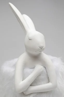 KARE Design Lampada da tavolo Animal Rabbit Fur bianco/argento 50cm - KARE></noscript> Lampade Da Tavolo