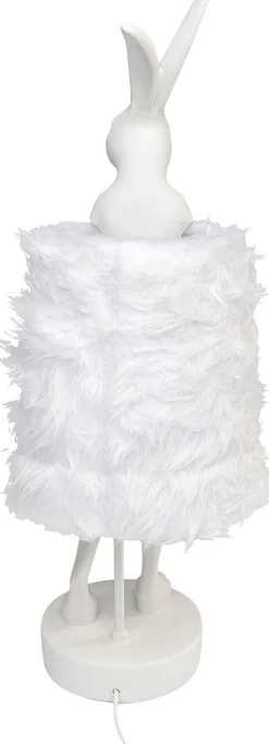 KARE Design Lampada da tavolo Animal Rabbit Fur bianco/argento 68cm - KARE></noscript> Lampade Da Tavolo