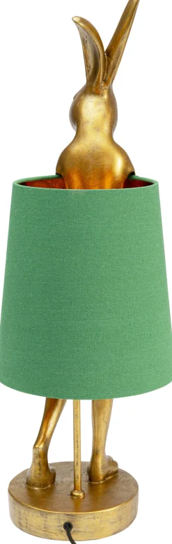 KARE Design Lampada da tavolo Animal Rabbit oro/verde 68cm - KARE></noscript> Lampade Da Tavolo