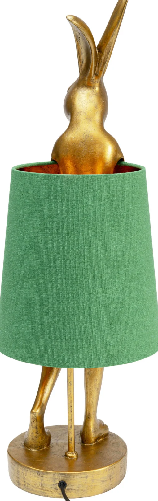 KARE Design Lampada da tavolo Animal Rabbit oro/verde 68cm - KARE> Lampade Da Tavolo