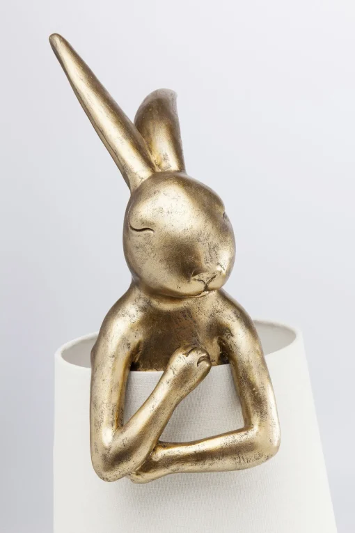 KARE Design Lampada da tavolo Animal Rabbit oro/bianco68cm - KARE> Lampade Da Tavolo