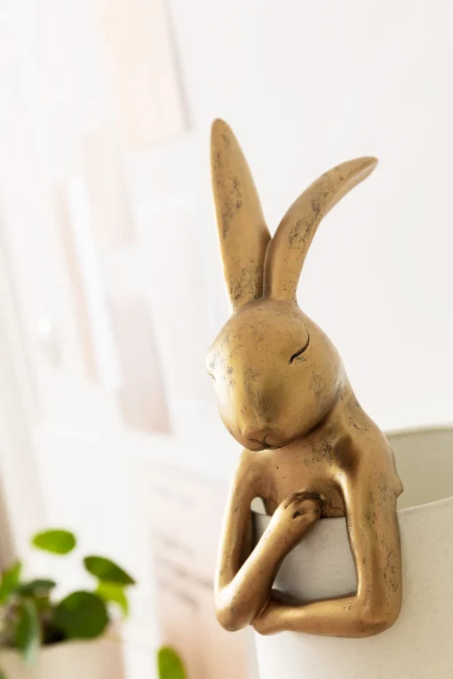 KARE Design Lampada da tavolo Animal Rabbit oro/bianco68cm - KARE> Lampade Da Tavolo