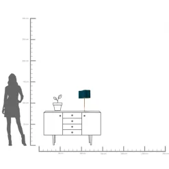 KARE Design Lampada da tavolo Cloudy ovale Petrol 49cm - KARE></noscript> Lampade Da Tavolo