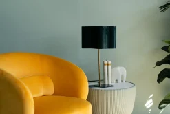 KARE Design Lampada da tavolo Cloudy ovale Petrol 49cm - KARE></noscript> Lampade Da Tavolo