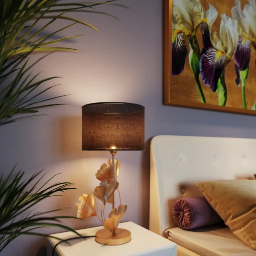 KARE Design Lampada da tavolo Flores oro 62cm - KARE> Lampade Da Tavolo