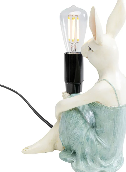 KARE Design Lampada da tavolo Girl Rabbit 21cm - KARE> Lampade Da Tavolo