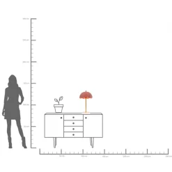 KARE Design Lampada da tavolo Lia fuchsia 50cm - KARE> Lampade Da Tavolo