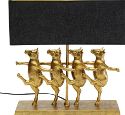 KARE Design Lampada da tavolo Mucche Danzanti Nero - KARE> Lampade Da Tavolo