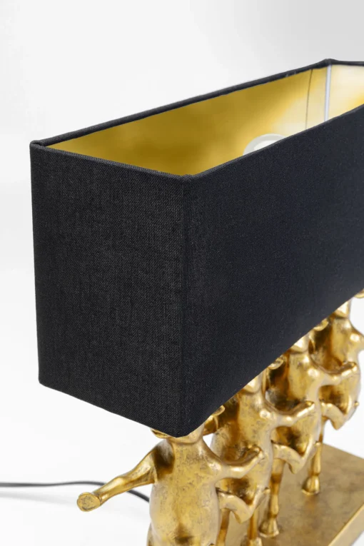 KARE Design Lampada da tavolo Mucche Danzanti Nero - KARE> Lampade Da Tavolo