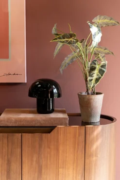 KARE Design Lampada da tavolo Mushroom nero 20cm - KARE></noscript> Lampade Da Tavolo