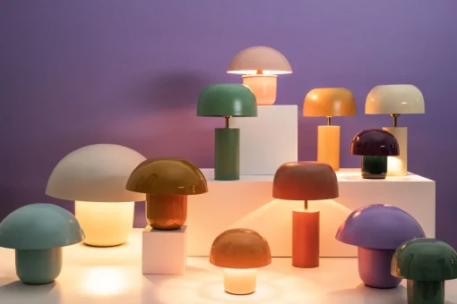 KARE Design Lampada da tavolo Mushroom verde salvia 20cm - KARE> Lampade Da Tavolo