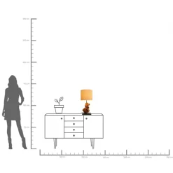 KARE Design Lampada da tavolo Nature Flame 56cm - KARE></noscript> Lampade Da Tavolo