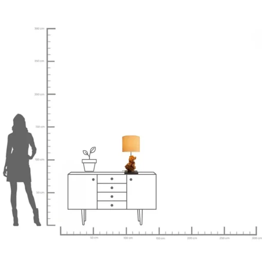 KARE Design Lampada da tavolo Nature Flame 56cm - KARE> Lampade Da Tavolo