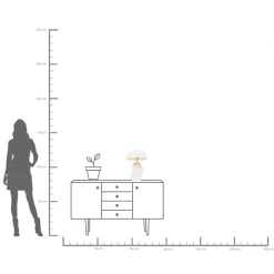 KARE Design Lampada da tavolo Nube bianco 48cm - KARE></noscript> Lampade Da Tavolo