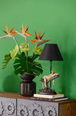 KARE Design Lampada da tavolo Relax Leopard 50cm - KARE></noscript> Lampade Da Tavolo