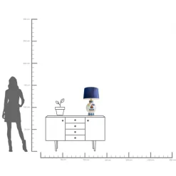 KARE Design Lampada da tavolo Two Face 65cm - KARE></noscript> Lampade Da Tavolo