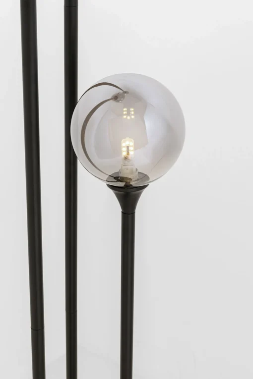 KARE Design Lampada da terra Al Capone Tre nero 175cm - KARE> Lampade Da Terra