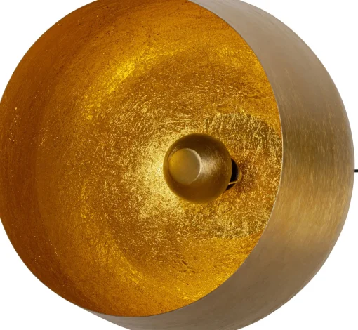 KARE Design Lampada da terra Apollon Smooth oro Ø50cm - KARE> Lampade Da Terra