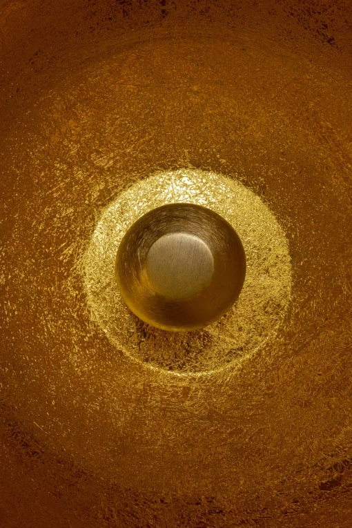 KARE Design Lampada da terra Apollon Smooth oro Ø50cm - KARE> Lampade Da Terra