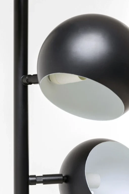 KARE Design Lampada da terra Calotta nero 5er 180cm - KARE> Lampade Da Terra