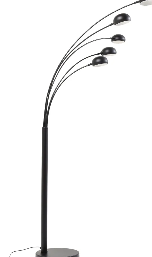KARE Design Lampada Da Terra Five Fingers Nero Opaco - KARE> Lampade Da Terra