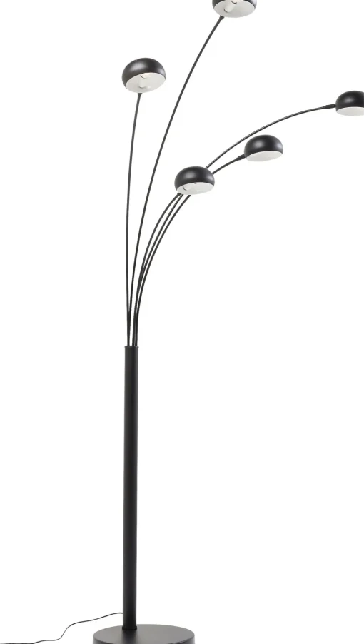 KARE Design Lampada Da Terra Five Fingers Nero Opaco - KARE> Lampade Da Terra