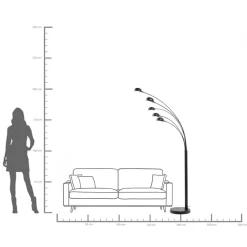 KARE Design Lampada Da Terra Five Fingers Nero Opaco - KARE></noscript> Lampade Da Terra