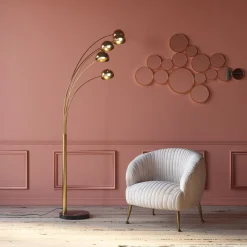KARE Design LAMPADA DA TERRA FIVE FINGERS OTTONE - KARE></noscript> Lampade Da Terra