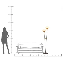 KARE Design Lampada da terra Gocce 174cm - KARE></noscript> Lampade Da Terra