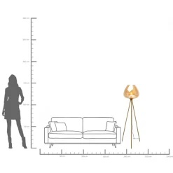 KARE Design Lampada da terra Sphere Amber 146cm - KARE></noscript> Lampade Da Terra