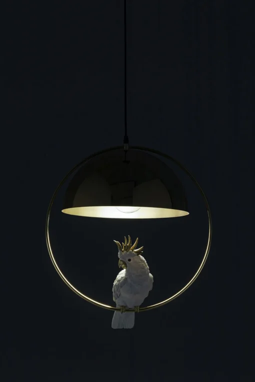 KARE Design LAMPADARIO ANIMAL COCKATOO - KARE> Lampadari E Lampade A Sospensione