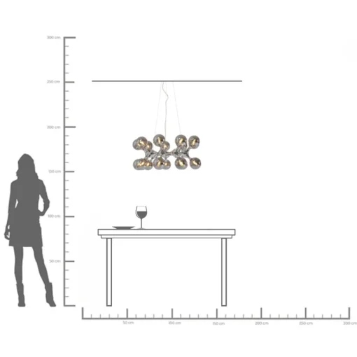 KARE Design Lampadario Atomic Balls argento Ø74cm - KARE> Lampadari E Lampade A Sospensione