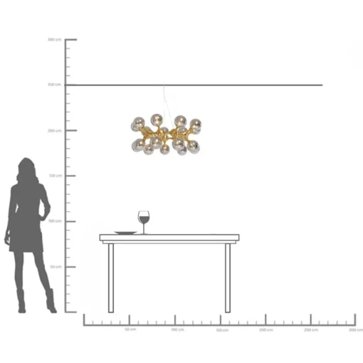 KARE Design Lampadario Atomic Balls Ø74cm - KARE> Lampadari E Lampade A Sospensione