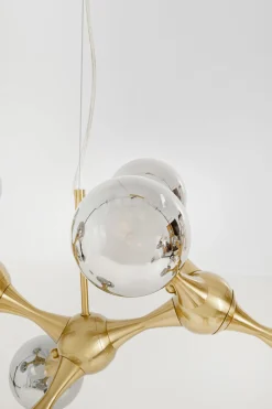 KARE Design Lampadario Atomic Balls ottone 190cm - KARE></noscript> Lampadari E Lampade A Sospensione