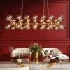 KARE Design Lampadario Atomic Balls ottone 140cm - KARE> Lampadari E Lampade A Sospensione