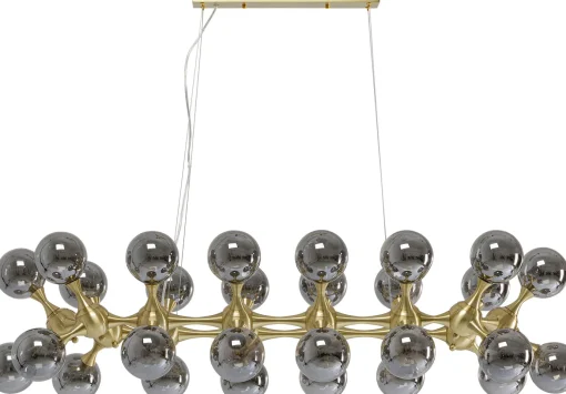 KARE Design Lampadario Atomic Balls ottone 140cm - KARE> Lampadari E Lampade A Sospensione