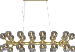 KARE Design Lampadario Atomic Balls ottone 140cm - KARE></noscript> Lampadari E Lampade A Sospensione