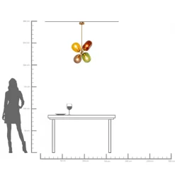 KARE Design Lampadario Balloon Dance 85cm - KARE></noscript> Lampadari E Lampade A Sospensione