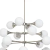 KARE Design Lampadario Bulb Fiction 20 argento Ø102cm - KARE> Lampadari E Lampade A Sospensione