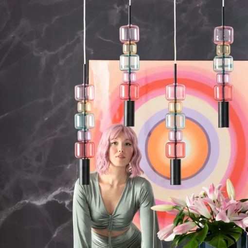 KARE Design Lampadario Candy Bar Colore 100cm - KARE> Lampadari E Lampade A Sospensione