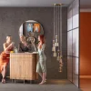 KARE Design Lampadario Candy Bar oro Ø44cm - KARE> Lampadari E Lampade A Sospensione