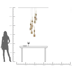 KARE Design Lampadario Candy Bar oro Ø44cm - KARE></noscript> Lampadari E Lampade A Sospensione