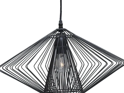 KARE Design Lampadario dal design moderno in acciaio - Modo Wire Round Black - KARE> Lampadari E Lampade A Sospensione