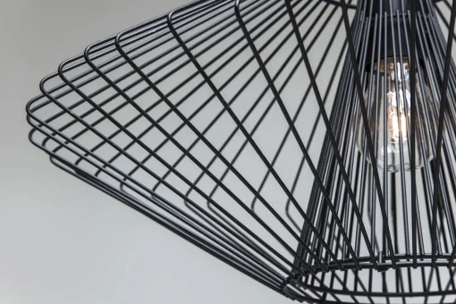 KARE Design Lampadario dal design moderno in acciaio - Modo Wire Round Black - KARE> Lampadari E Lampade A Sospensione