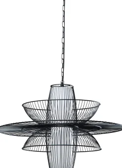 KARE Design Lampadario dal design moderno in acciaio - Cappello Opposto - KARE> Lampadari E Lampade A Sospensione